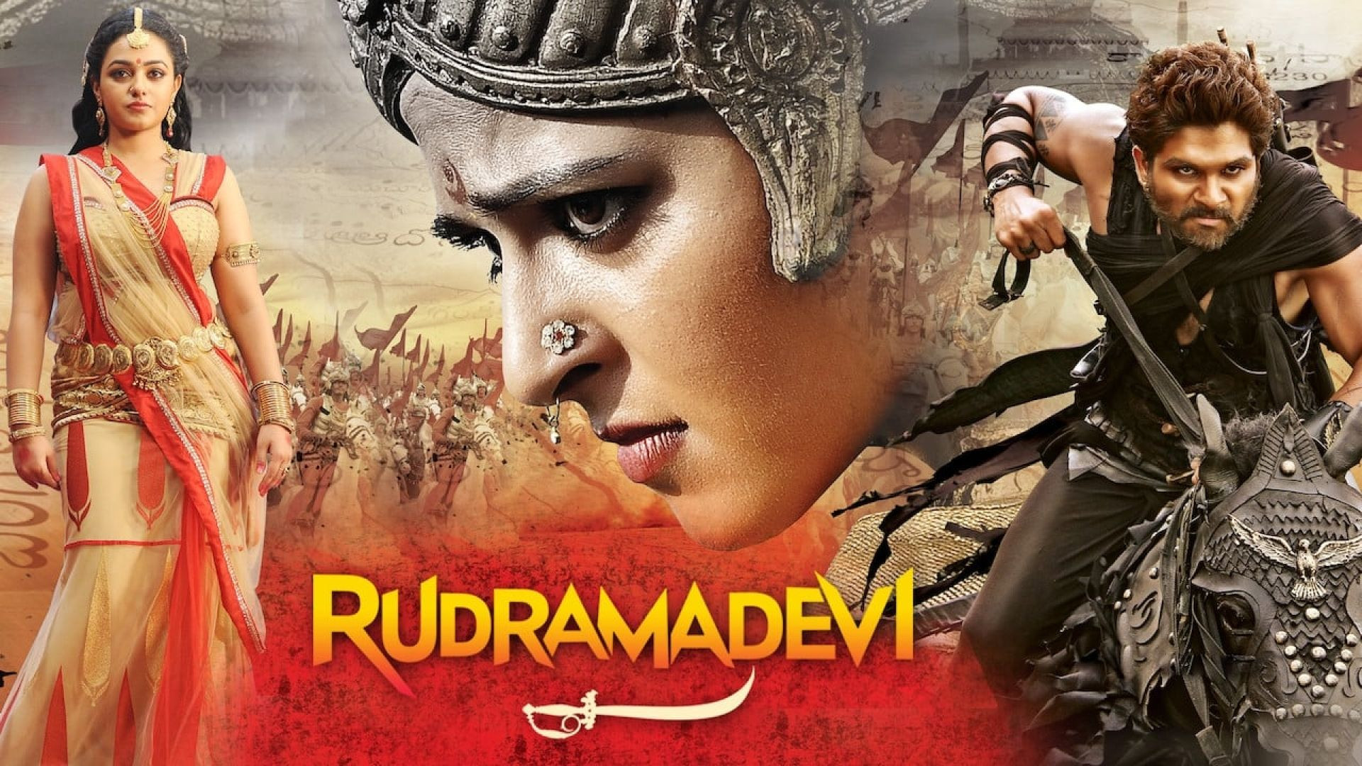 Rudhramadevi (2015) Hindi Dubbed WEB-DL 480p