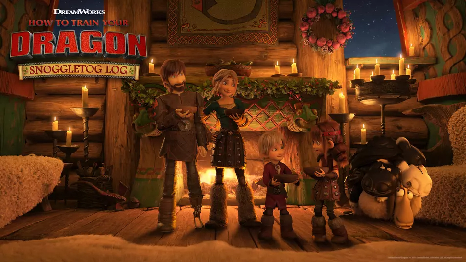 How to Train Your Dragon: Snoggletog Log (2019) English WEB-DL 1080p